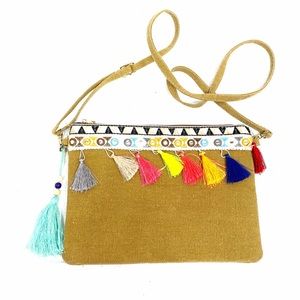 Ale-hop Tassled Crossbody Bag